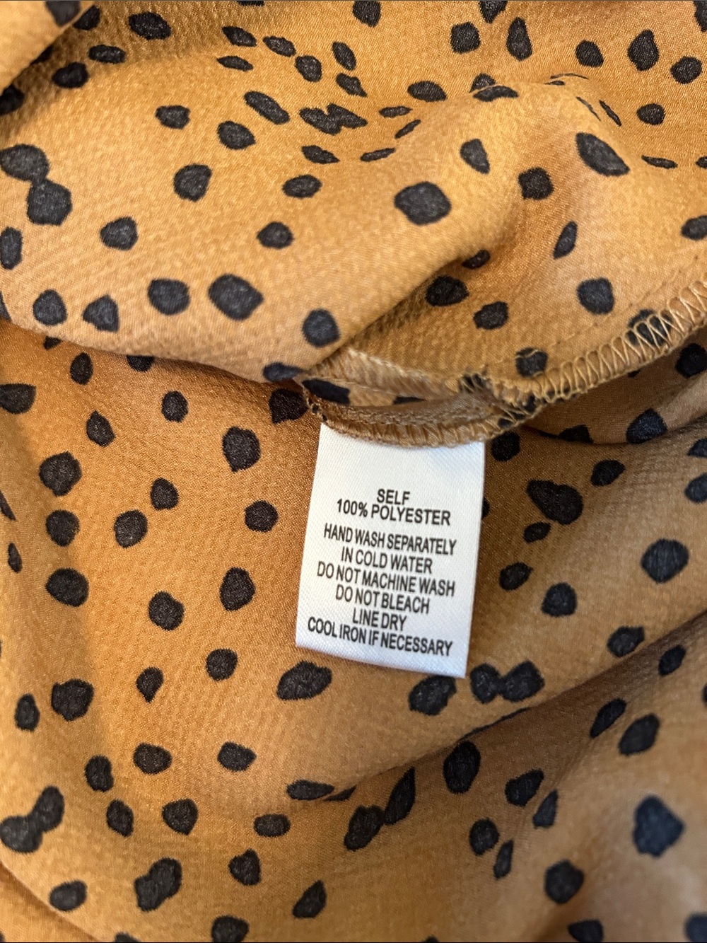 Moonflower Leopard Spot Maxi Skirt in Tan size M - Picture 5 of 5